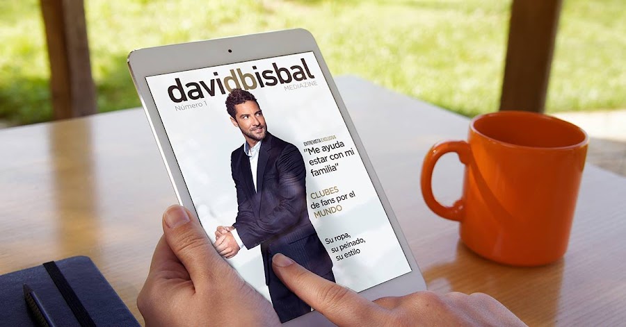 David Bisbal, Revista Oficial en App Mediazines