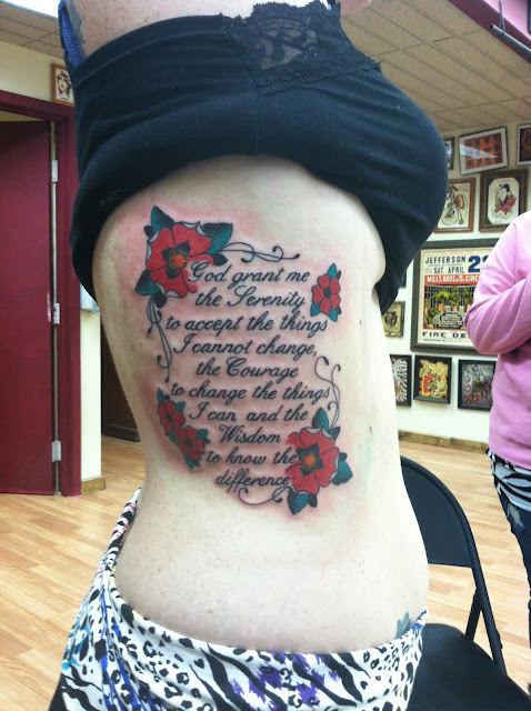 Serenity Prayer Tattoo