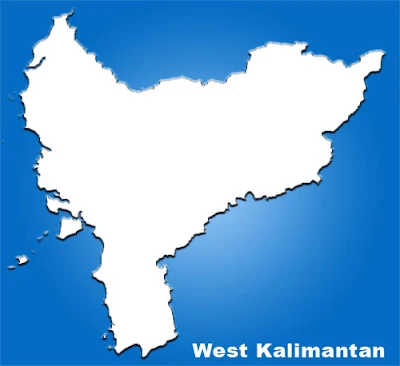 image: West Kalimantan blank map