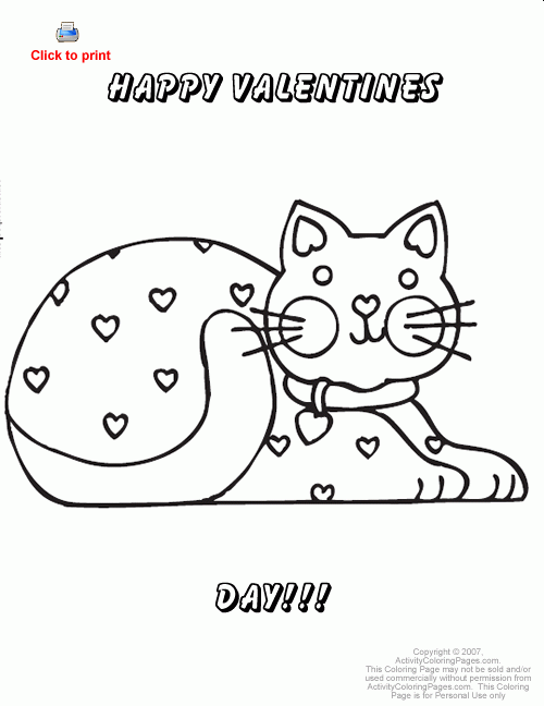 Valentines Day Coloring Pages With Puppies Printables 7