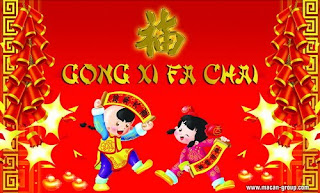 kartu ucapan imlek, imlek, Gong Xi Fai Cai