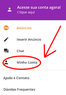 Como usar OLX no telefone