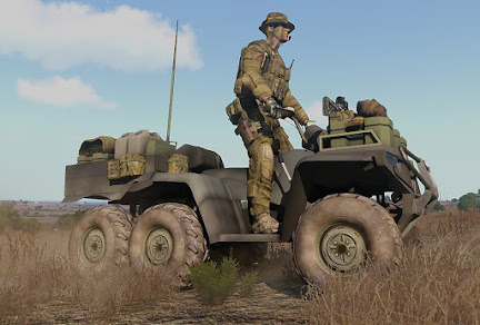 Arma3用6輪のATVアドオンが開発中