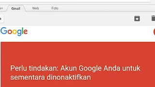 Akun youtube ditangguhkan sementara