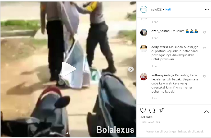 Viral Video 2 Polisi Baku Hantam dengan orang yang diduga mengidap ngangguan jiwa