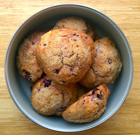 Blackberry and almond buttermilk scones