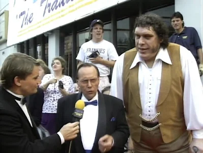 WCW Clash of the Champions XX Review - Tony Schiavone interviews Bob Caudle and Andre The Giant