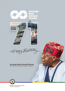 Nigeria's President-elect, Asiwaju Bola Ahmed Tinubu turns 71 today, Wednesday 29 March, 2023