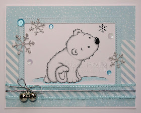 Winter card using LOTV Polar bear