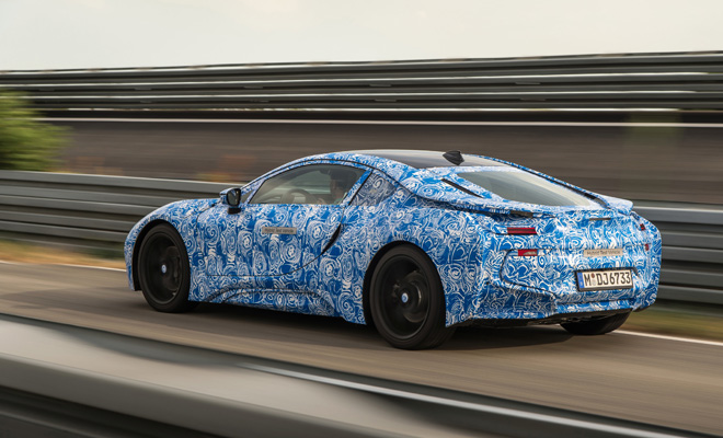 BMW i8 prototype rear view