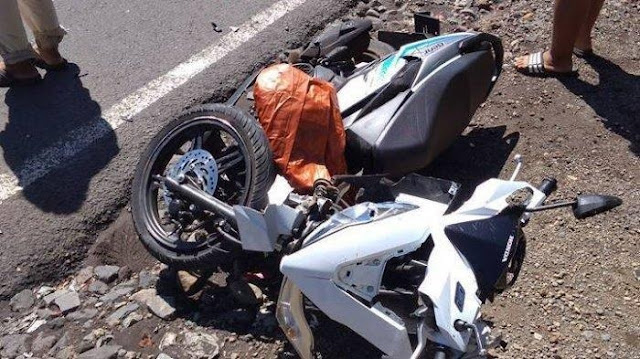 Seorang Pengendara Motor Yamaha Ditemukan Meninggal Dunia Akibat Kecelakaan Tunggal