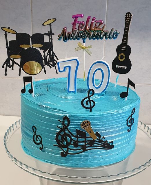 Pimentinhas na Cozinha: BOLO DE ANIVERSÁRIO - TEMA MUSICA