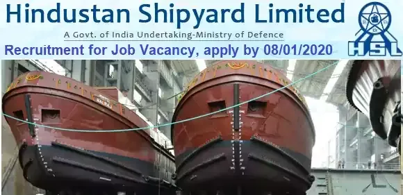 Hindustan Shipyard Jobs Vacancy Recruitment 2020-21