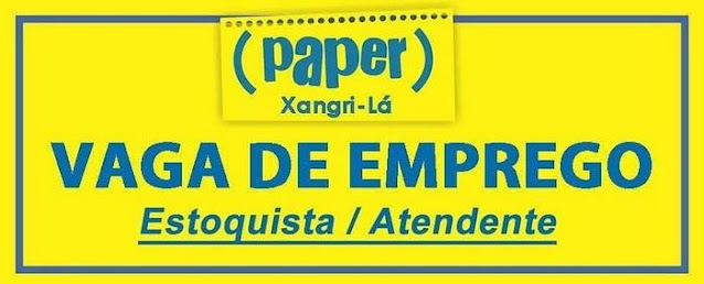 Vaga para Estoquista / Atendente em Xangri-lá