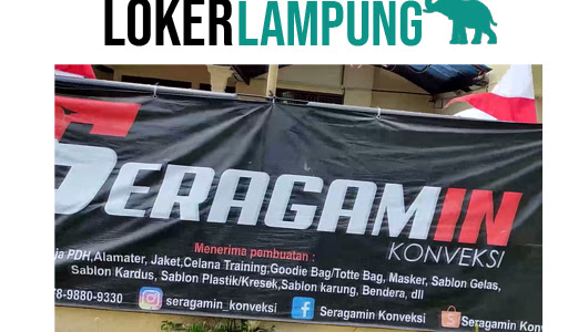 Lowongan Kerja Lampung Seragamin (Customer Service)