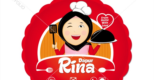  Logo  Dapur Rinajasa desain  kemasan produk ukm logo  