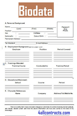 biodata format for job in word, biodata format for job in word free download, biodata format for jobs