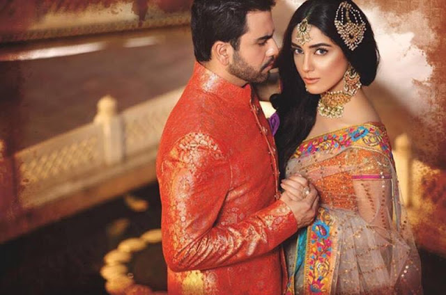 Maya Ali & Junaid Khan PhotoShoot for Nomi Ansari 