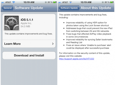 Download iOS 5.1.1 Untuk iPhone 4S, 4, 3GS, iPad dan iPod touch