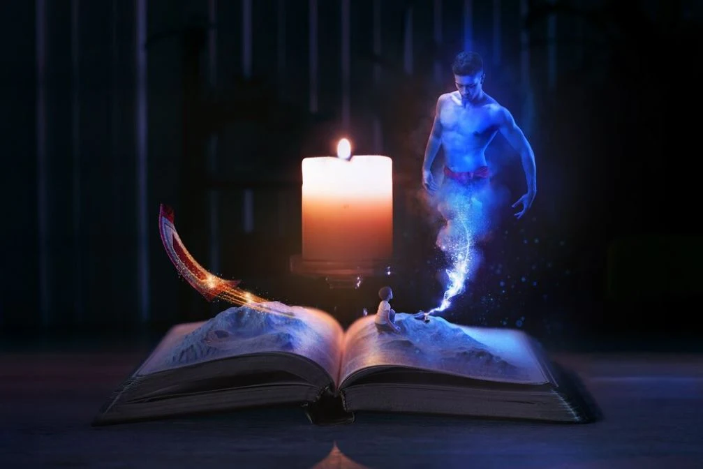 Magic fairytale book