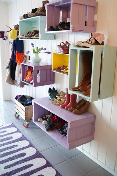 Eco-friendly storage in the home - shoes