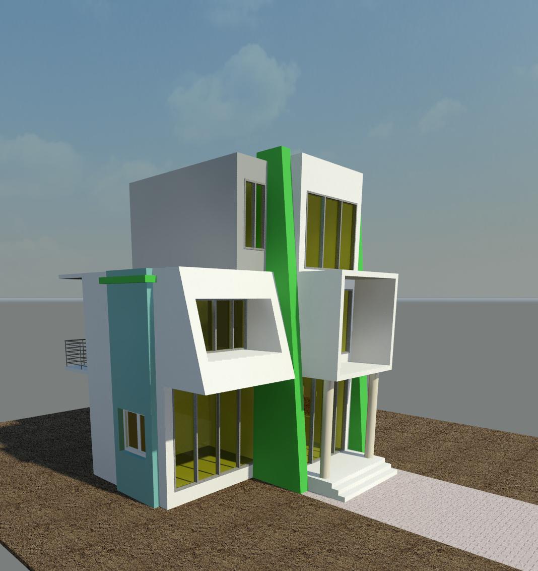 Revit Complete  Project 4 Modern  House  Design  In Revit 