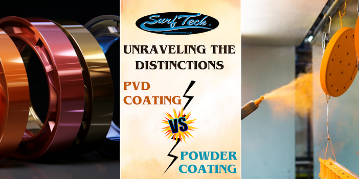 PVD Coating vs. Powder Coating