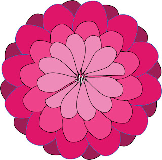 Free download pink dahlia  Flower Vector Decorative Royalty Free Vector image floral pattern, free use royalty-free, available the file format Ai and PNG ready to print