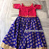 Blue lehengs Pink Crop Top