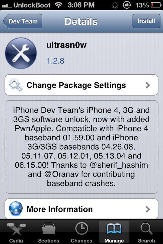 Download Ultrasn0w 1.2.8 tool