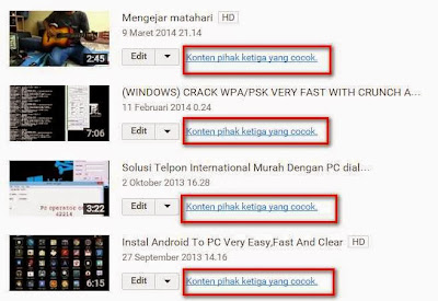 Cara Mengganti Audio Yang Di Cekal Di Youtube