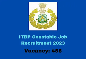 ITBP Constable Job Recruitment 2023