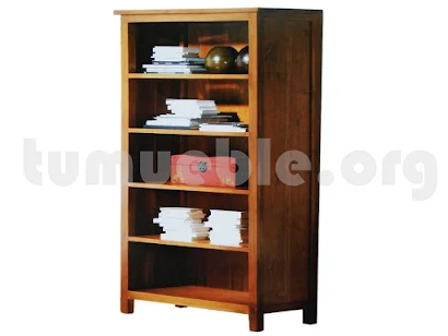 mueble libreria en teca 4104