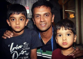 Rahul With His Kids 