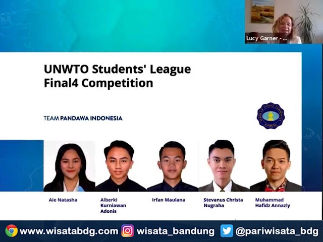 5 Mahasiswa STP Bandung Paparkan Rencana Pariwisata Berkelanjutan di UNWTO Students’ League