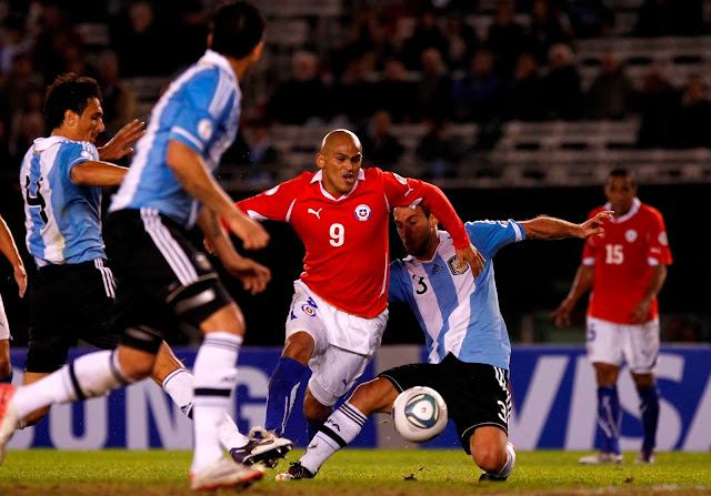 Argentina y Chile en Clasificatorias a Brasil 2014, 7 de octubre de 2011