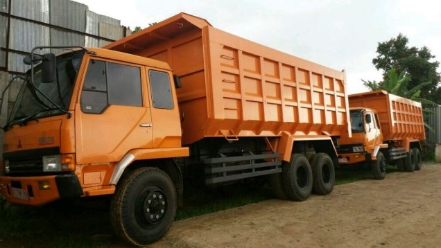 dump truk tronton mitsubishi fuso tronton fn 527 ms dump truk 24 kub