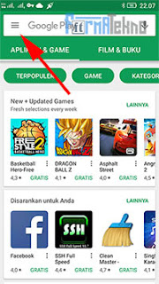 cara menonaktifkan / mematikan auto update google store