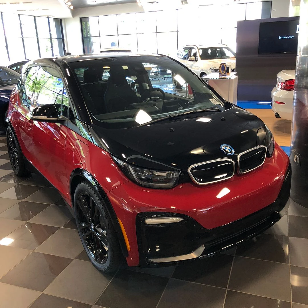 BMW i3 in Melbourne Red
