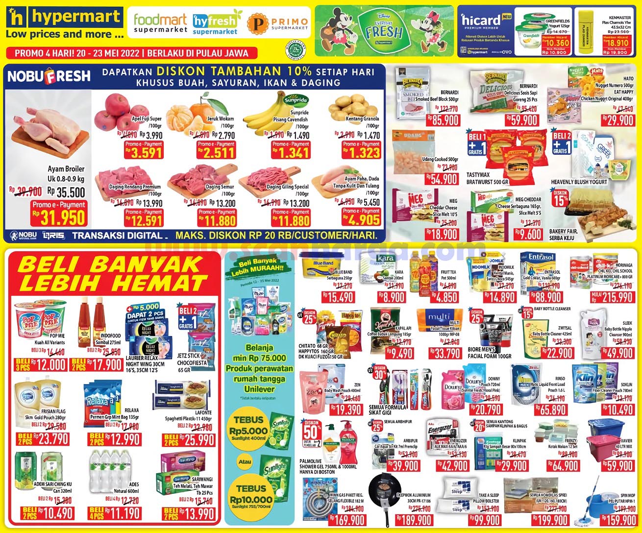 Katalog Promo Hypermart Weekend Periode 20 - 23 Mei 2022