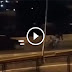 Vídeo mostra momento em que motorista atropela assaltante que tentava roubá-lo
