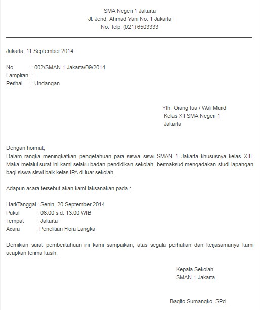 Seperti Apa Surat Resmi yang Baik dan Benar?