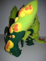 Custom made interior/ collectibles plush made of fleece and felt.