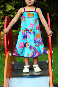 Little girl Tiered summer dress