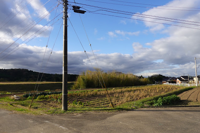 鳥取県西伯郡伯耆町岩屋谷 駐車スペースからの眺望