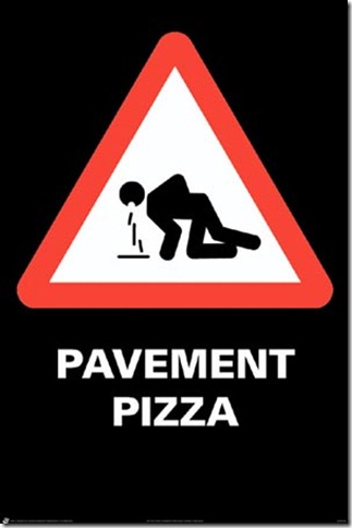 lghwr1041 caution-vomit-ahead-pavement-pizza-alert-poster
