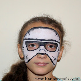 sci fi star wars dr who teenage mutant ninja turtles face painting storm trooper