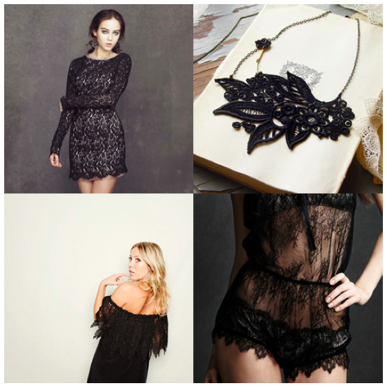 Hence black lace It's a mixture of gothic inspiration and intricate 