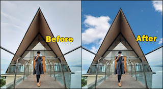 Cara Edit Foto Awan Jadi Bagus Dan Keren Sekali Klik