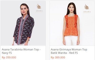 Contoh Model Baju Batik Atasan 2018